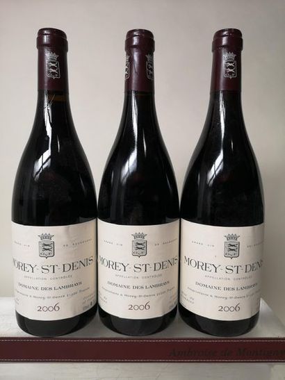 null 3 bouteilles MOREY-SAINT-DENIS - Domaine des Lambrays 2006


