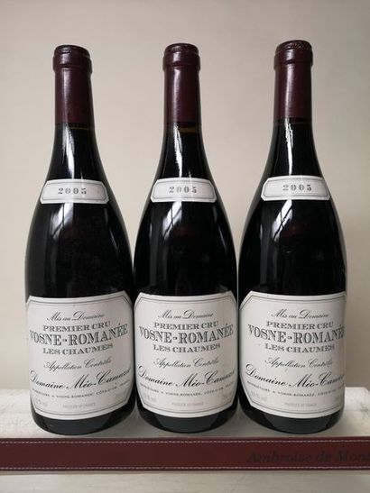 null 3 bouteilles VOSNE ROMANEE 1er cru "Les Chaumes" - Méo-Camuzet 2005


