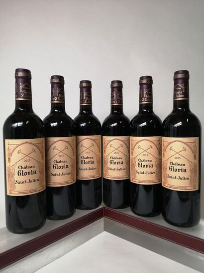 null 6 bouteilles CHÂTEAU GLORIA - Saint Julien 2015


