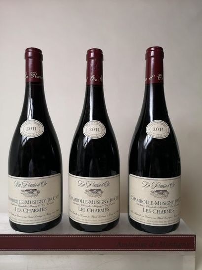 null 3 bouteilles CHAMBOLLE MUSIGNY 1er cru "Les Charmes" - Domaine de La Pousse...