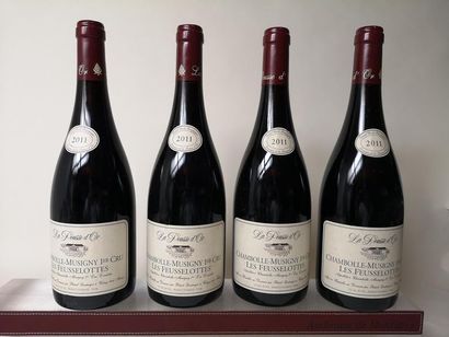 null 4 bouteilles CHAMBOLLE MUSIGNY 1er cru "Les Feusselottes" - Domaine de La Pousse...