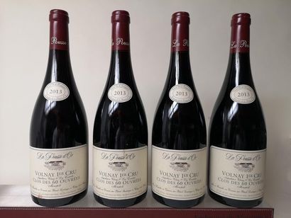 null 4 bouteilles VOLNAY 1er cru "Clos des 60 Ouvrées" - Domaine de La Pousse D’Or...