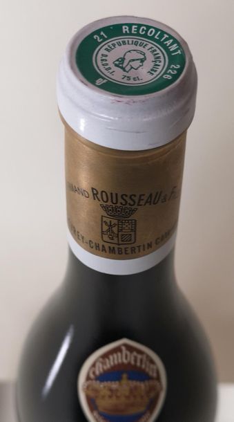 null 1 bouteille CHAMBERTIN Grand cru - A. Rousseau 2009


Etiquette griffée.