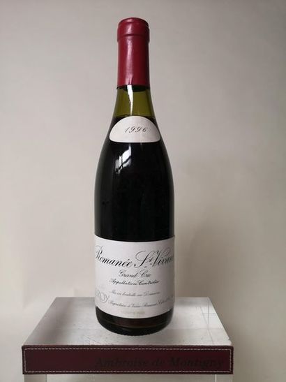 null 1 bouteille ROMANEE St. VIVANT Grand cru - Domaine LEROY 1996


Etiquette légèrement...