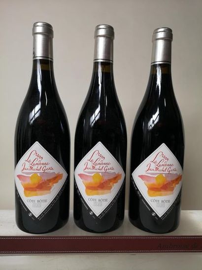 null 3 bouteilles CÔTE RÔTIE "La Landonne" - J.M. Gerin 2009


