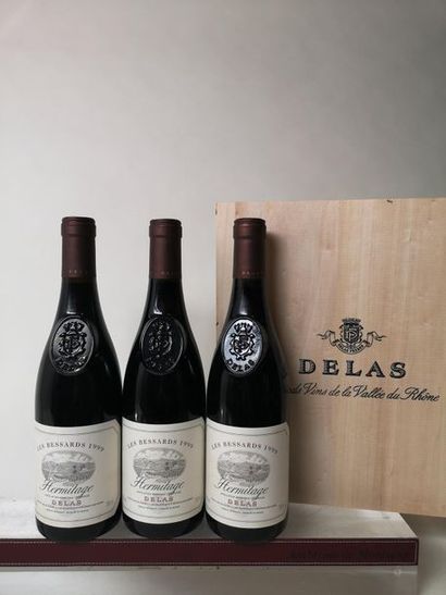 null 3 bouteilles Hermitage "Les Bessards" - DELAS 1999


Caisse bois d'origine