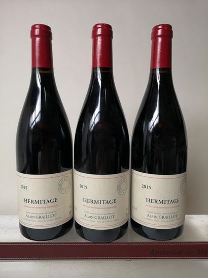 null 3 bouteilles HERMITAGE - A. Graillot 2015


