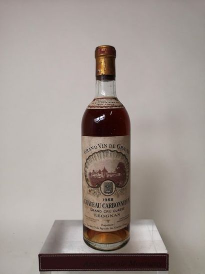 null 1 bouteille CHÂTEAU CARBONNIEUX Blanc - Cc Pessac Léognan 1958


Etiquette légèrement...