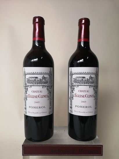 null 2 bouteilles CHÂTEAU L'EGLISE CLINET - Pomerol 2005



