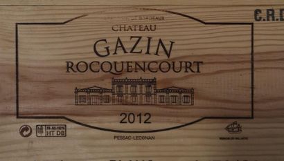 null 6 bouteilles CHÂTEAU GAZIN ROQUENCOURT Blanc - Pessac Léognan 2012


Caisse...