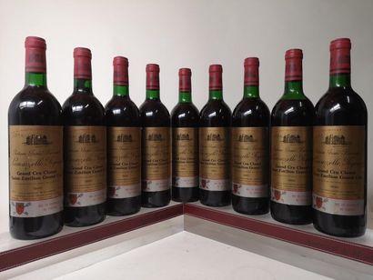 null 9 bouteilles CHÂTEAU LAMARZELLE-FIGEAC - Saint Emilion Grand cru 1990

7 légèrement...