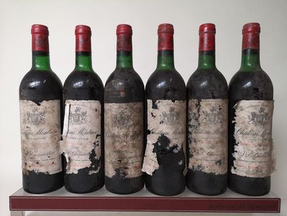 null 6 bouteilles CHÂTEAU MONTROSE - 2é Gcc Saint Estèphe 1980

Etiquettes très abîmées...