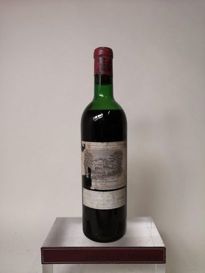 null 1 bouteille CHÂTEAU LAFITE ROTHSCHILD - 1er Gcc Pauillac 1969

Etiquette tachée...