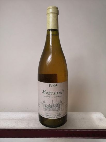 null 1 bouteille MEURSAULT - Charles JOBARD  1989