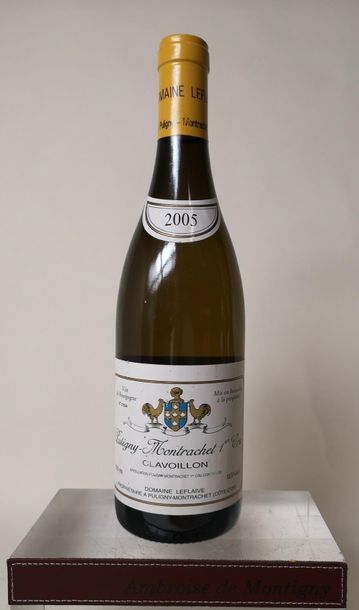 null 1 bouteille PULIGNY MONTRACHET 1er cru "Clavoillon" - Domaine LEFLAIVE 2005