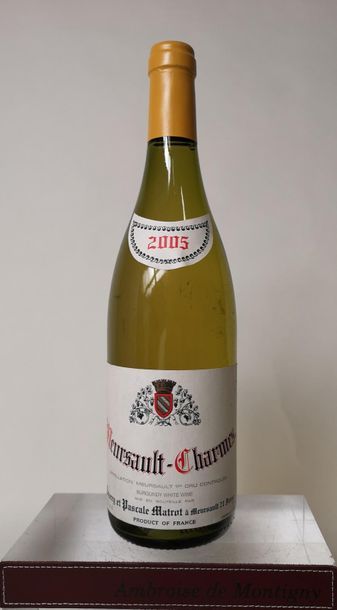 null 1 bouteille MEURSAULT 1er cru Charmes - P. MATROT 2005

Etiquette légèrement...