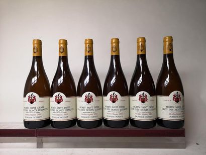 null 6 bouteilles MOREY SAINT DENIS Blanc 1er cru "Clos des Monts Luisants" vieilles...