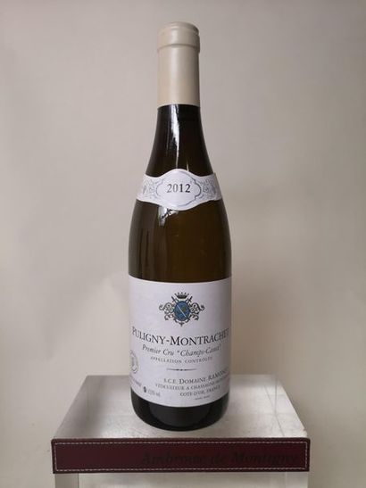 null 1 bouteille PULIGNY MONTRACHET 1er cru "Champs Canet" - Domaine RAMONET 201...