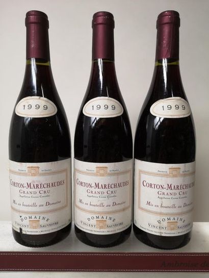 null 3 bouteilles CORTON MARECHAUDES Grand Cru - Domaine V. SAUVESTRE 1999

Etiquettes...