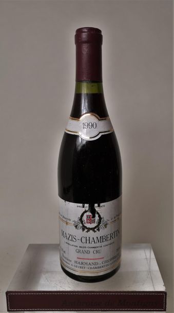 null 1 bouteille MAZIS CHAMBERTIN Grand Cru - Domaine Harmand GEOFFROY 1990

Etiquette...