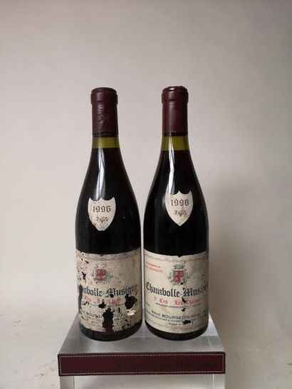 null 2 bouteilles CHAMBOLLE MUSIGNY 1er cru "Les Charmes" Domaine BOURGEOIS-ROBLOT...