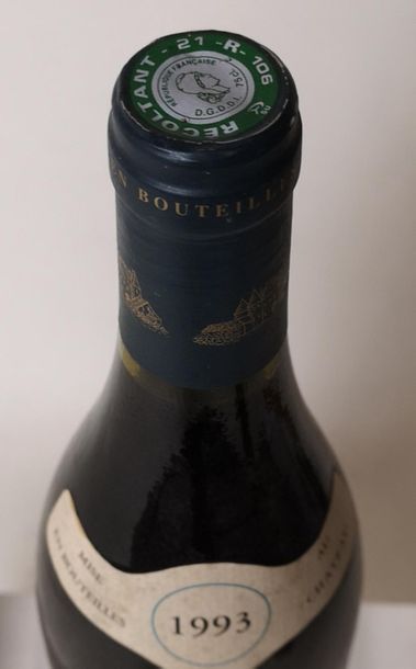 null 1 bouteille BEAUNE 1er Cru "Cent Vignes" - Château de CHOREY (J. Germain) 1993

Etiquette...