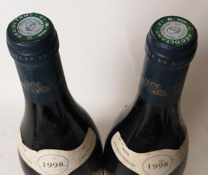 null 2 bouteilles BEAUNE 1er Cru "Cent Vignes" - Château de CHOREY (J. Germain) 1998

Etiquettes...
