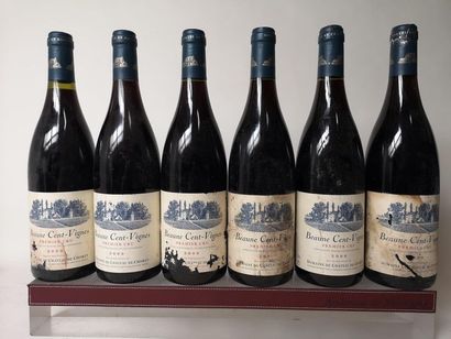null 6 bouteilles BEAUNE 1er Cru "Cent Vignes" - Château de CHOREY (J. Germain) 2000

Etiquettes...