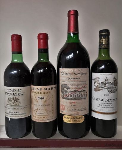 null 4 flacons BORDEAUX DIVERS A VENDRE EN L'ETAT

1 magnum CHÂTEAU BELLEGARDE -...