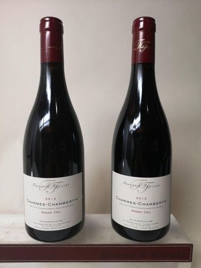 null 2 bouteilles CHARMES CHAMBERTIN Grand cru - Francois FEUILLET 2012