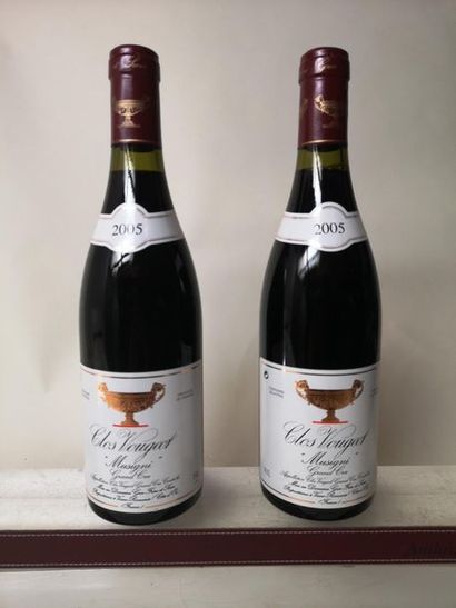 null 2 bouteilles CLOS de VOUGEOT Grand cru "Musigni" - GROS Frére & Soeur 2005