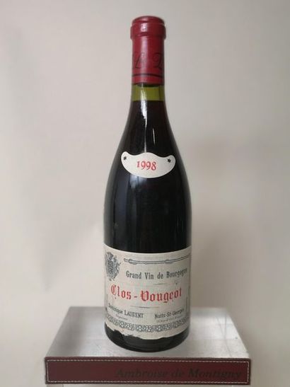 null 1 bouteille CLOS de VOUGEOT Grand cru - Dominique LAURENT 1998
Etiquette légèrement...