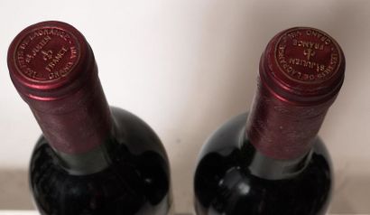 null 2 bouteilles LES FIEFS de LAGRANGE - Saint Julien 1986

Etiquettes légèrement...