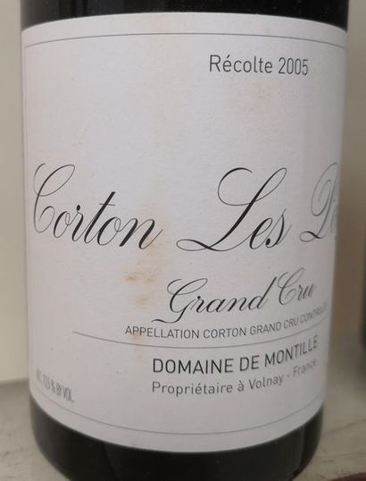 null 2 bouteilles CORTON Grand cru "Les Pougets" - Domaine de MONTILLE 2005