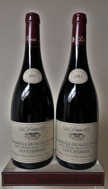 null 2 bouteilles CHAMBOLLE MUSIGNY 1er cru "Les Charmes" - Domaine de La POUSSE...