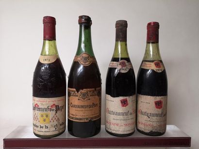 null 4 bouteilles CHÂTEAUNEUF DU PAPE DIVERS - A VENDRE EN L'ETAT

1 bouteille Domaine...