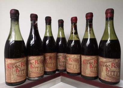 null 7 bouteilles CÔTE RÔTIE "BRUNE 1er cru" Mme J. CHAMPINOT - A VENDRE EN L'ETAT

2...