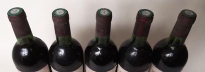 null 5 bouteilles CHÂTEAU MUSSET CHEVALIER - Saint Emilion Grand Cru 1979

Etiquettes...
