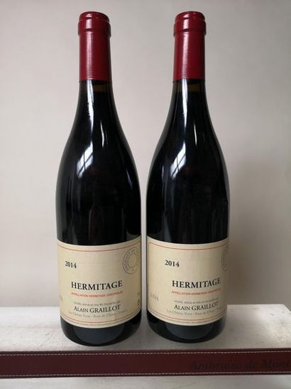 null 2 bouteilles HERMITAGE - Alain GRAILLOT 2014