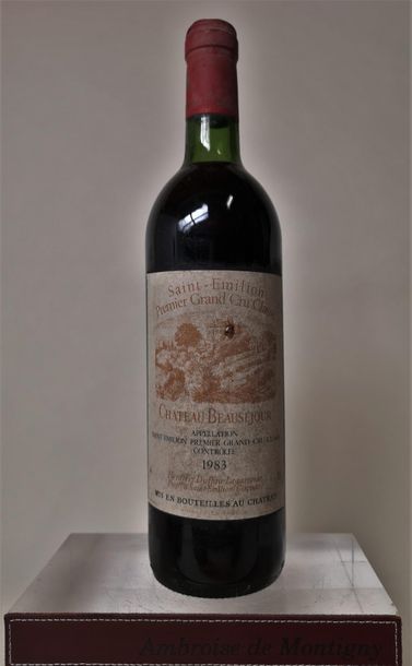 null 1 bouteille CHÂTEAU BEAUSEJOUR DUFFAU LAGARROSSE - 1er GCC Saint Emilion 1983

Etiquette...