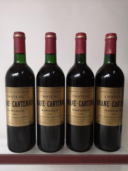 null 4 bouteilles CHÂTEAU BRANE-CANTENAC - 2é Gcc Margaux 1995