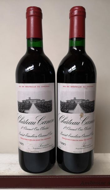 null 2 bouteilles CHÂTEAU CANON - 1er GCC Saint Emilion 1990

Etiquettes légèrement...