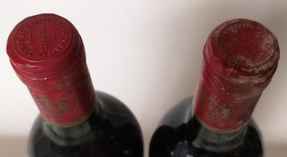 null 2 bouteilles CHÂTEAU CANON LA GAFFELIERE - Saint Emilion Grand cru 1986

Etiquettes...