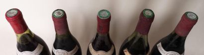 null 5 bouteilles BOURGOGNES DIVERS Millésimes 1973 1976 1978

1 bouteille CHASSAGNE...