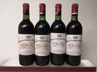 null 4 bouteilles CHÂTEAU CORBIN MICHOTTE - Saint Emilion Grand cru 1979

Etiquettes...