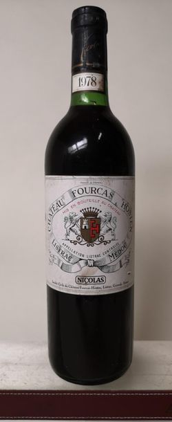 null 1 bouteille CHÂTEAU FOURCAS HOSTEN - Listrac Médoc 1978

Etiquette légèrement...