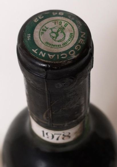null 1 bouteille CHÂTEAU FOURCAS HOSTEN - Listrac Médoc 1978

Etiquette légèrement...