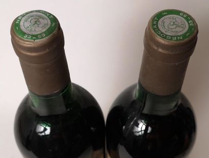 null 2 bouteilles CHÂTEAU GLORIA - Saint Julien 1981

Etiquettes tâchées et légèrement...