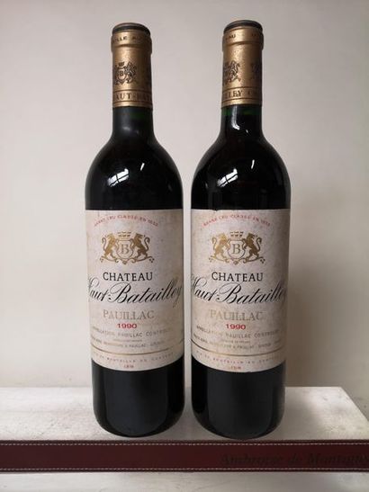 null 2 bouteilles CHÂTEAU HAUT-BATAILLEY - 5é Gcc Pauillac 1990

Etiquettes légèrement...