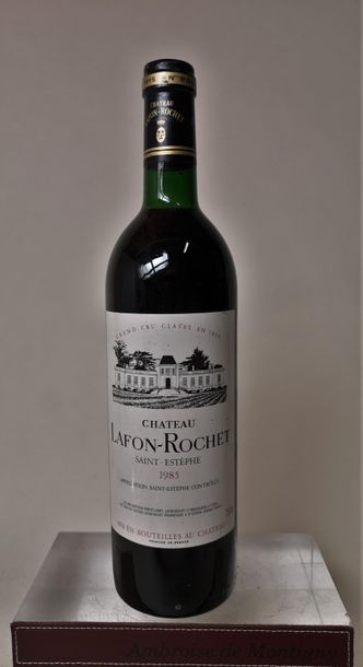 null 1 bouteille CHÂTEAU LAFON ROCHET - 5é GCC Saint Estèphe 1985

Niveau légèrement...